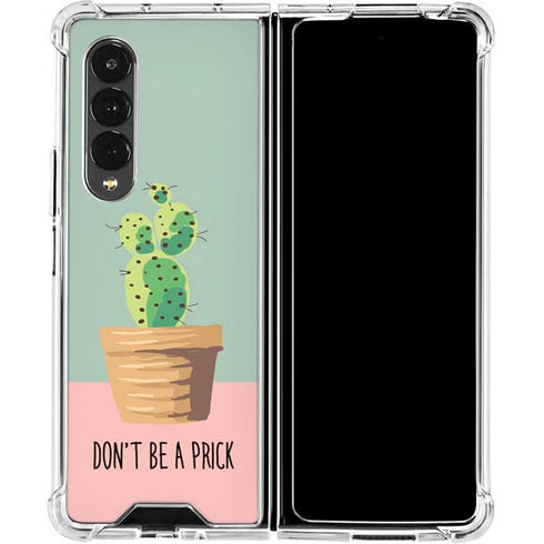 Cactus Prick Galaxy Z Fold4 5G Clear Case