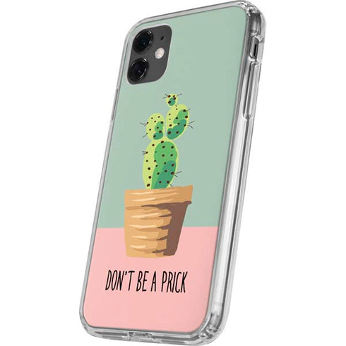 Cactus Prick iPhone 11 Clear Case