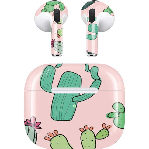 Cactus Print Apple AirPods (3rd Gen 2021) Skin