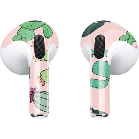 Cactus Print Apple AirPods (3rd Gen 2021) Skin