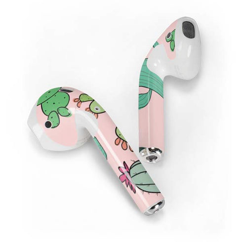 Cactus Print Apple AirPods Skin