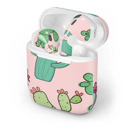 Cactus Print Apple AirPods Skin