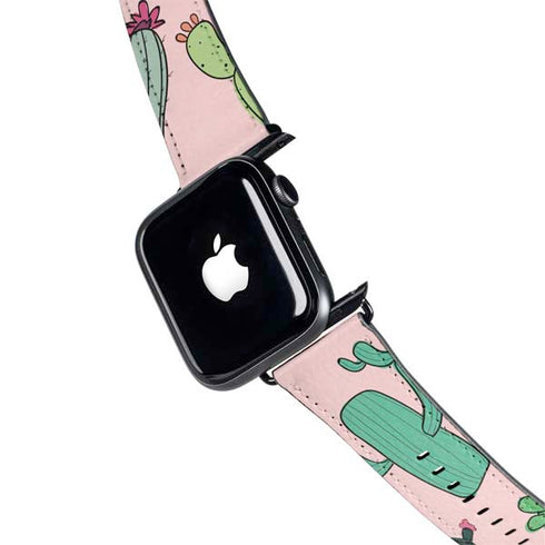 Cactus Print Apple Watch Band 38-40mm