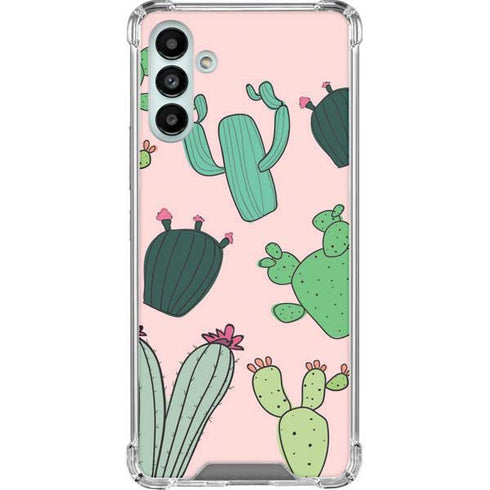 Cactus Print Galaxy A13 5G Clear Case