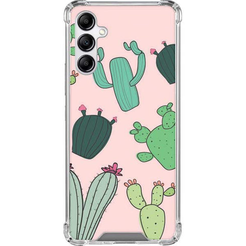 Cactus Print Galaxy A14 5G Clear Case