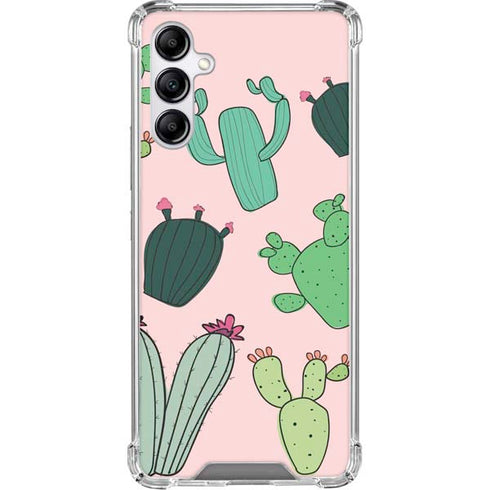 Cactus Print Galaxy A15 5G Clear Case