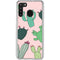 Cactus Print Galaxy A21 Clear Case