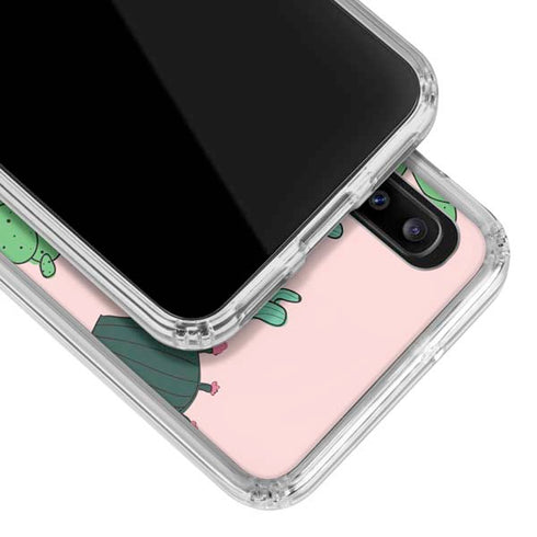 Cactus Print Galaxy A30 Clear Case