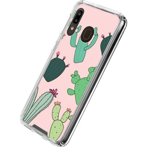 Cactus Print Galaxy A30 Clear Case