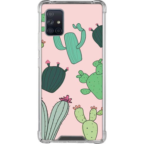 Cactus Print Galaxy A51 5G Clear Case