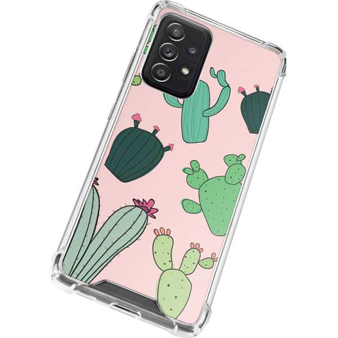 Cactus Print Galaxy A52 5G Clear Case