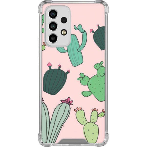 Cactus Print Galaxy A53 5G Clear Case