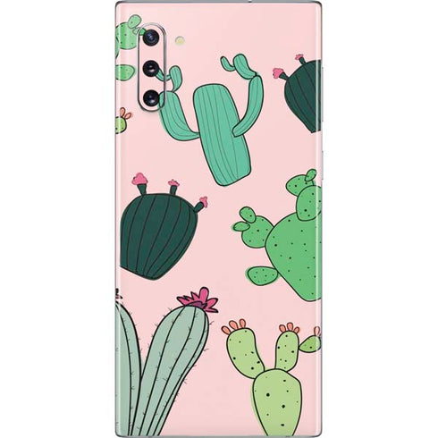 Cactus Print Galaxy Note 10 Skin