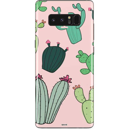 Cactus Print Galaxy Note 8 Skin