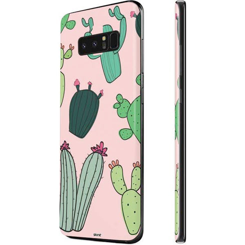 Cactus Print Galaxy Note 8 Skin