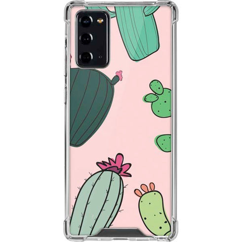 Cactus Print Galaxy Note20 5G Clear Case