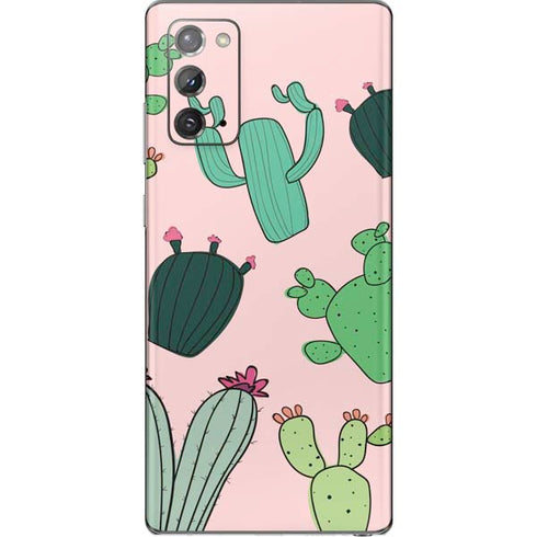 Cactus Print Galaxy Note20 5G Skin