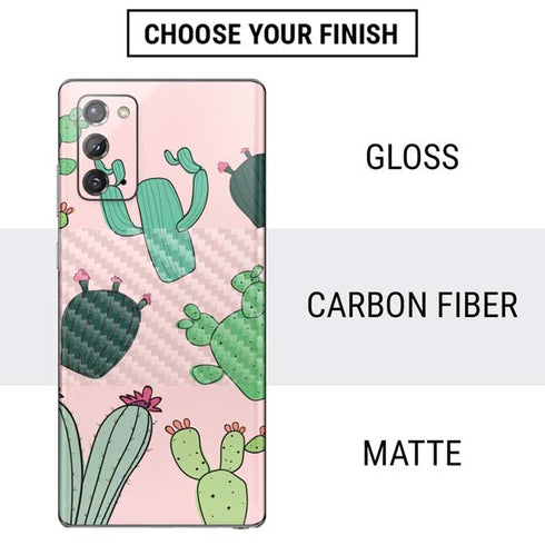 Cactus Print Galaxy Note20 5G Skin