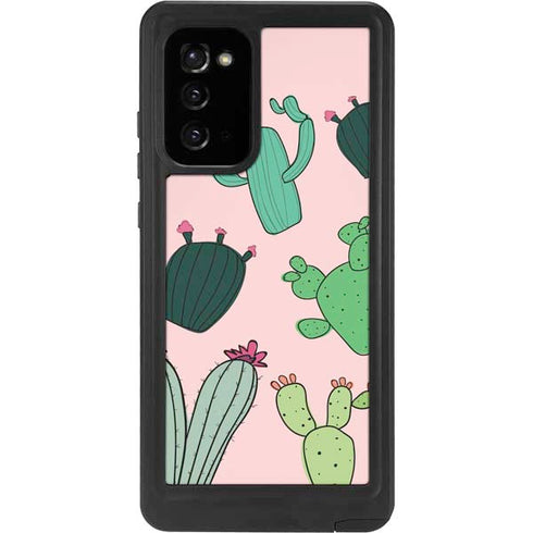Cactus Print Galaxy Note20 5G Waterproof Case