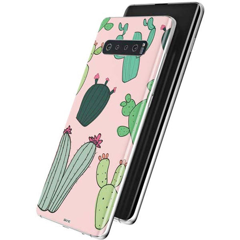 Cactus Print Galaxy S10 Skin