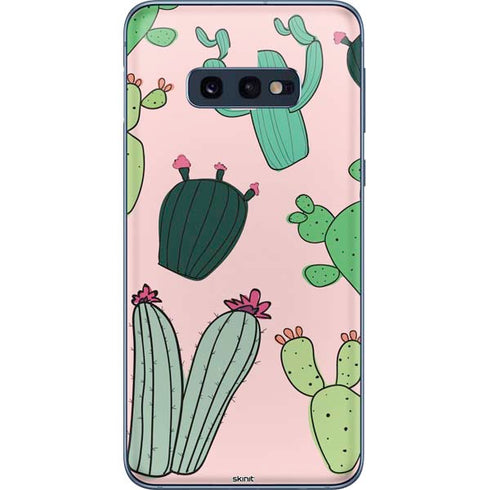 Cactus Print Galaxy S10e Skin