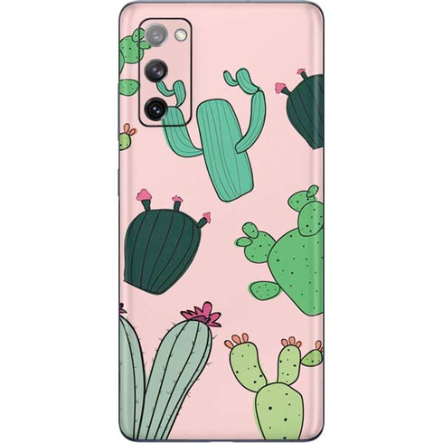 Cactus Print Galaxy S20 Fan Edition Skin