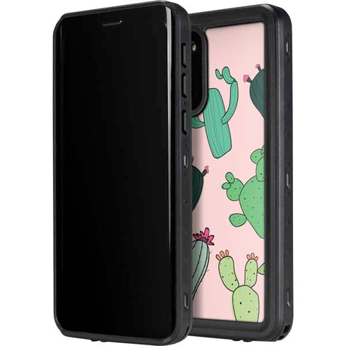 Cactus Print Galaxy S20 Plus Waterproof Case