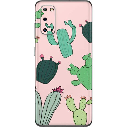 Cactus Print Galaxy S20 Skin