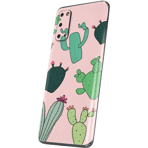 Cactus Print Galaxy S20 Skin