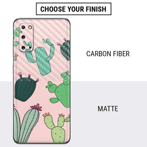 Cactus Print Galaxy S20 Skin