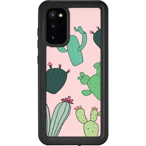 Cactus Print Galaxy S20 Waterproof Case