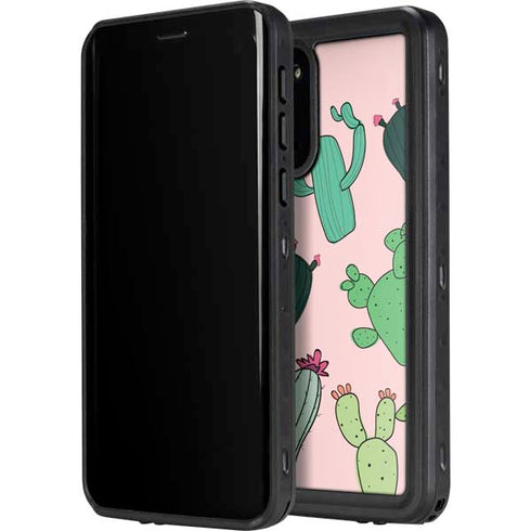 Cactus Print Galaxy S20 Waterproof Case