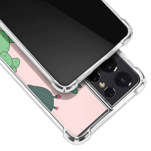 Cactus Print Galaxy S21 Ultra 5G Clear Case
