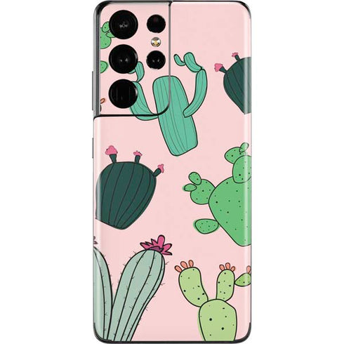 Cactus Print Galaxy S21 Ultra 5G Skin