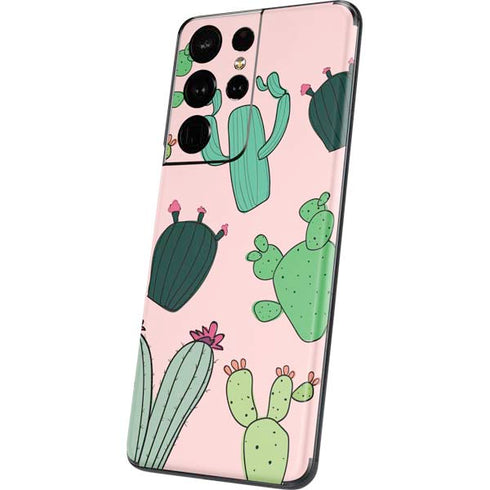 Cactus Print Galaxy S21 Ultra 5G Skin
