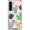 Cactus Print Galaxy S23 Clear Case