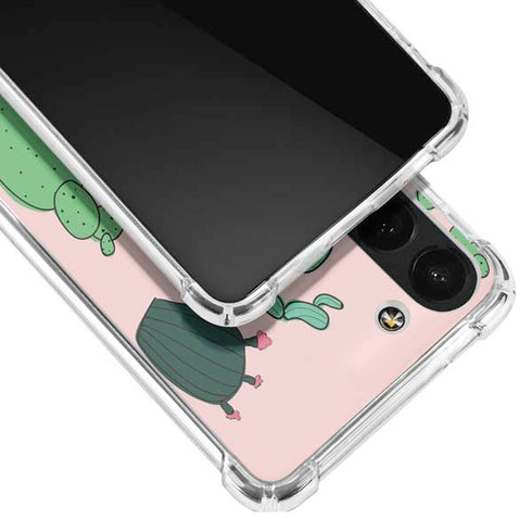 Cactus Print Galaxy S23 Clear Case