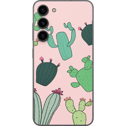 Cactus Print Galaxy S23 Plus Skin