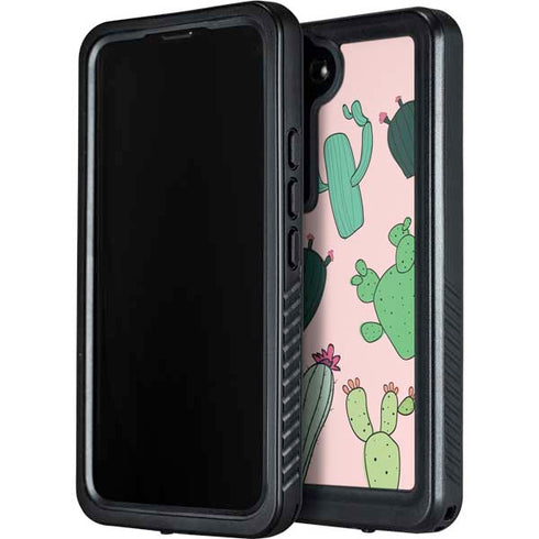 Cactus Print Galaxy S23 Plus Waterproof Case