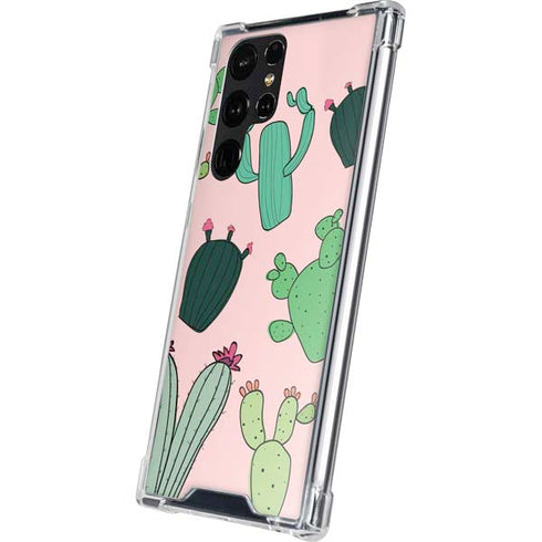 Cactus Print Galaxy S24 Ultra Clear Case