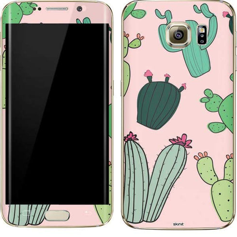 Cactus Print Galaxy S7 Edge Skin