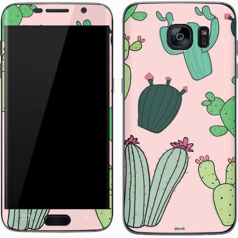 Cactus Print Galaxy S7 Skin