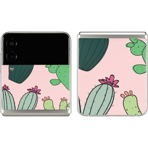 Cactus Print Galaxy Z Flip3 5G Skin