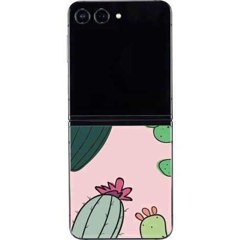 Cactus Print Galaxy Z Flip5 5G Skin