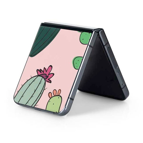 Cactus Print Galaxy Z Flip5 5G Skin