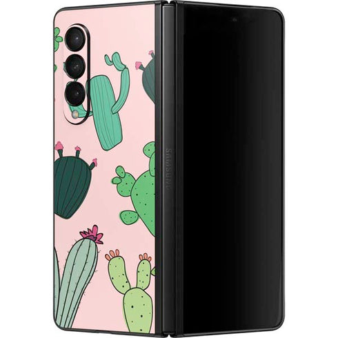 Cactus Print Galaxy Z Fold3 5G Skin