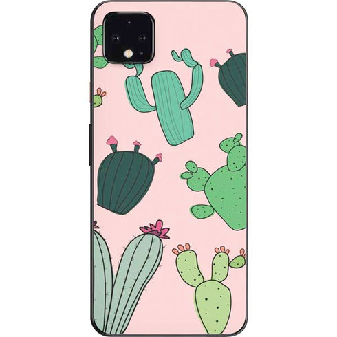 Cactus Print Google Pixel 4 XL Skin