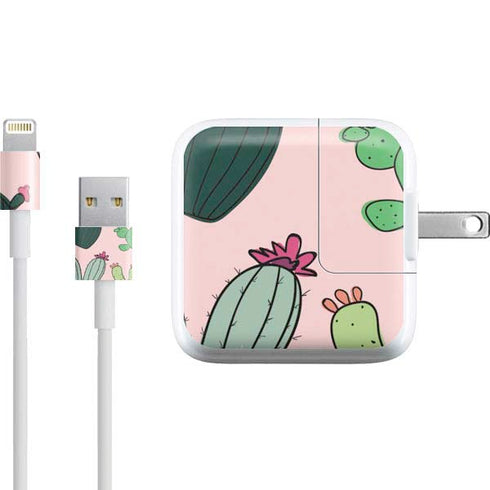 Cactus Print iPad Charger (10W USB) Skin