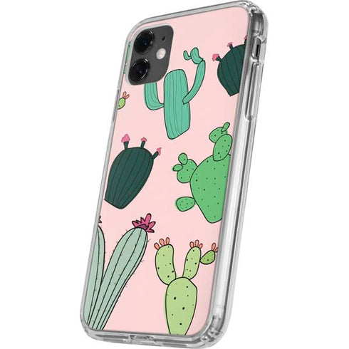 Cactus Print iPhone 11 Clear Case