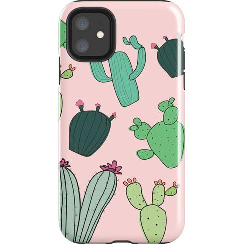 Cactus Print iPhone 11 Impact Case